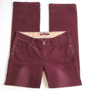 PrAna Trinity Corduroy Bootcut Pants, Size 4